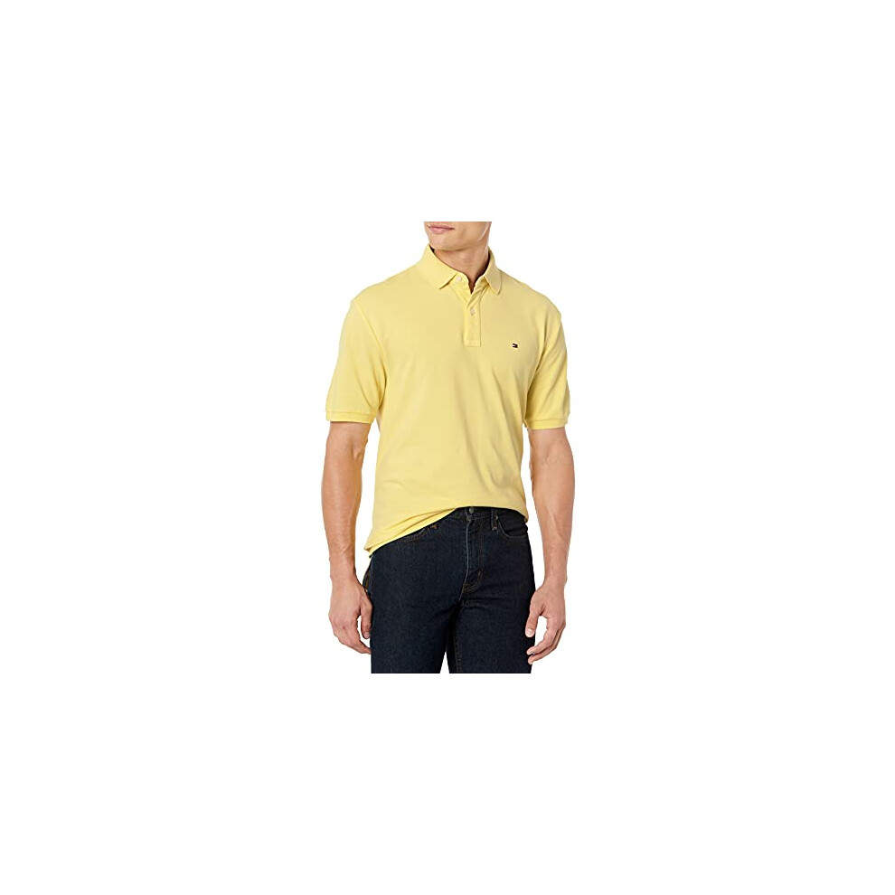 Tommy Hilfiger Mens Regular Short Sleeve Polo Shirt in classic Fit  Ye