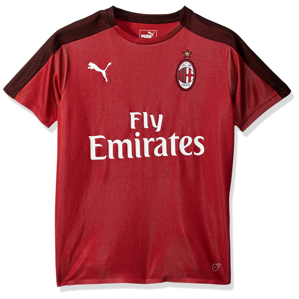 PUMA Youth A.C. Milan Licensed Stadium Jersey 2017-2018  Medium  Chili