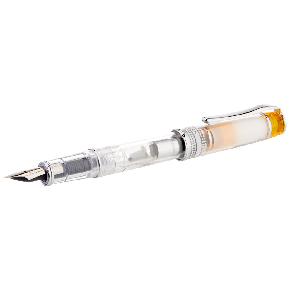 Pilot Prera Iro-Ai Calligraphy-Nib Transparent Orange Body Fountain Pe