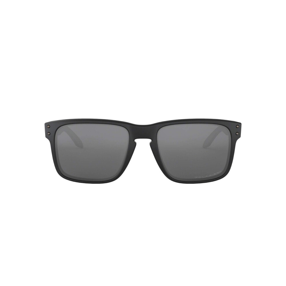 Oakley Mens OO9102 Holbrook Square Sunglasses  Matte BlackBlack Iridiu