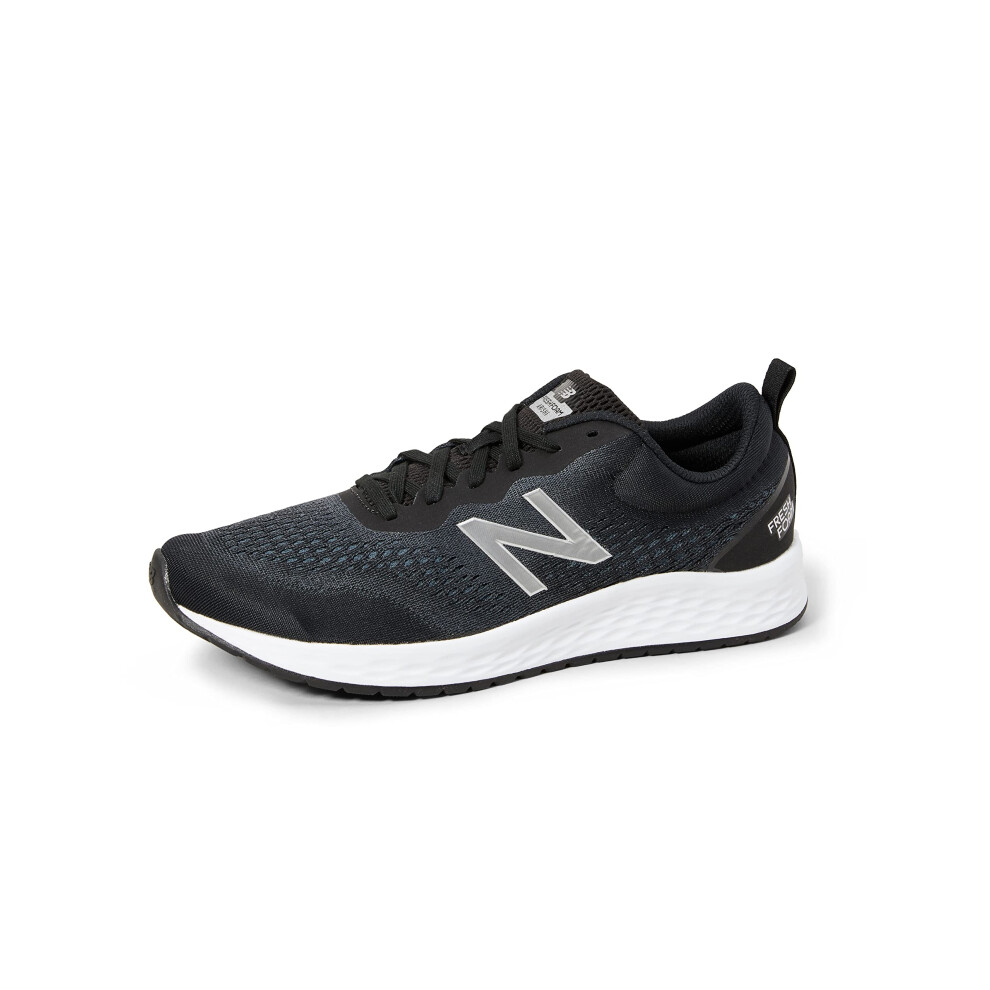 New Balance Mens Fresh Foam Arishi V3 Running Shoe  BlackOrcaSilver Me