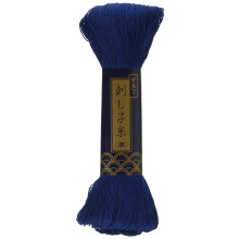 Sashiko riedidlo nit    170 metrov klbko - farba 6 tmavomodr    - japonsk    pre      vanie a vy      vanie