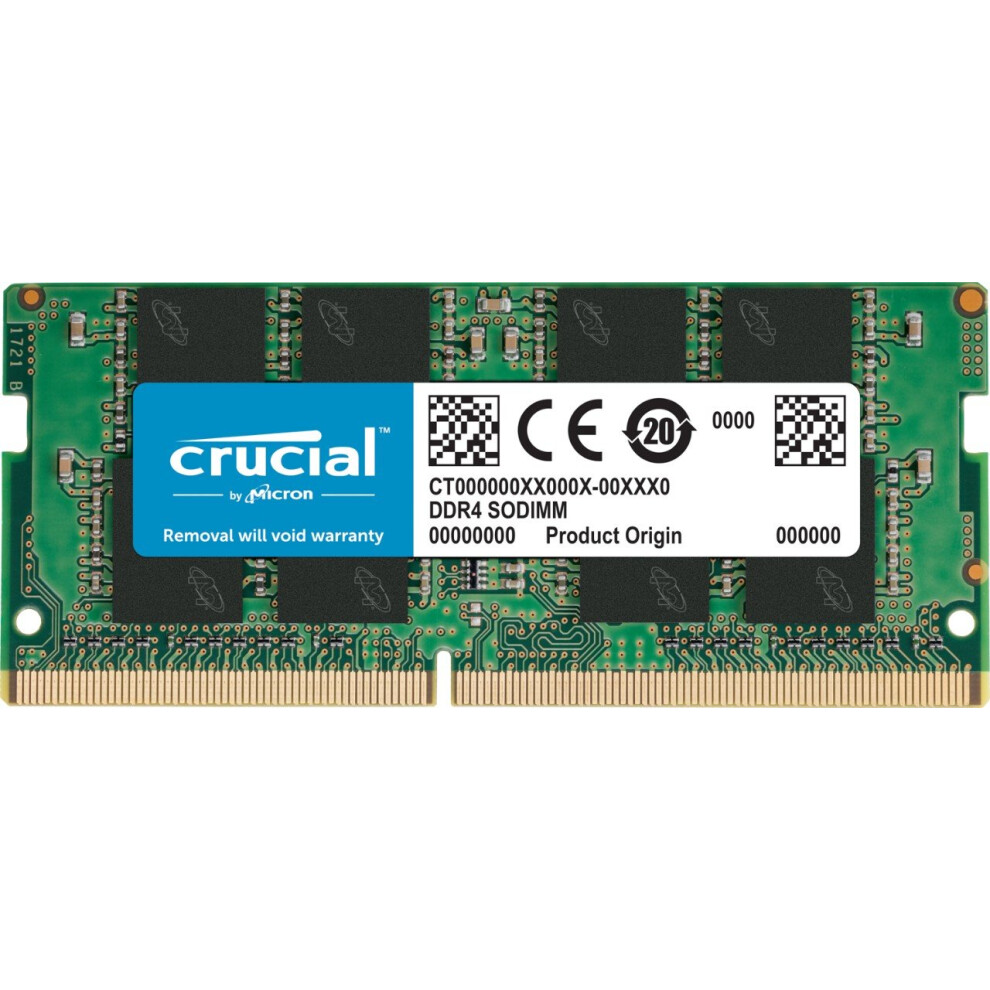 Crucial 8GB Single DDR4 2133 MT/s (PC4-17000) DR x8 SODIMM 260-Pin Mem