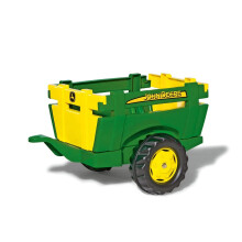 Rolly Toys John Deere Farm Trailer avec des cts dtachables pour le tracteur pdale jeunesse de 3 ans et plus