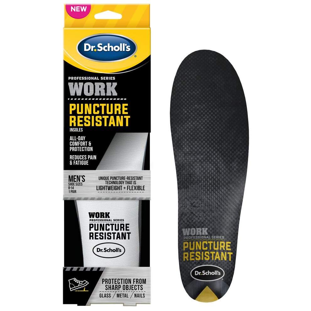 Dr. Scholl's Professional Series Work Puncture Resistant Insoles  Men'