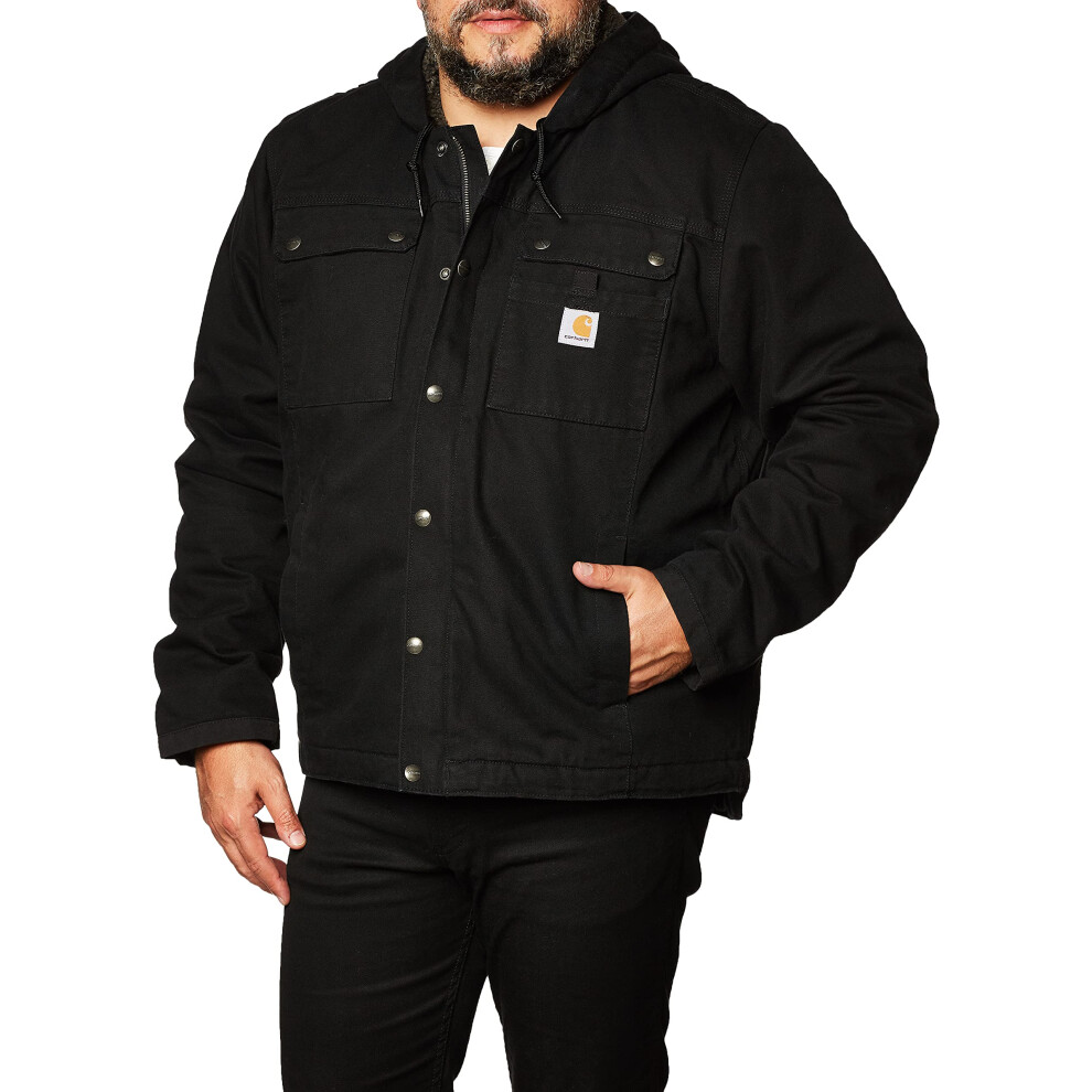 carhartt mens Bartlett Jacket (Big  Tall) Work Utility Outerwear  Blac