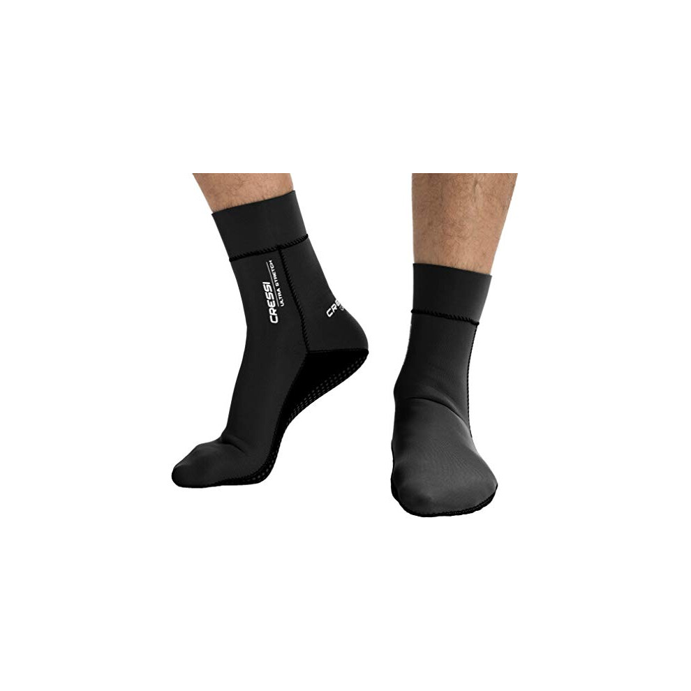 Cressi Standard Ultra Stretch Socks 1.5mm  Black  L  US Man 9/10  US L