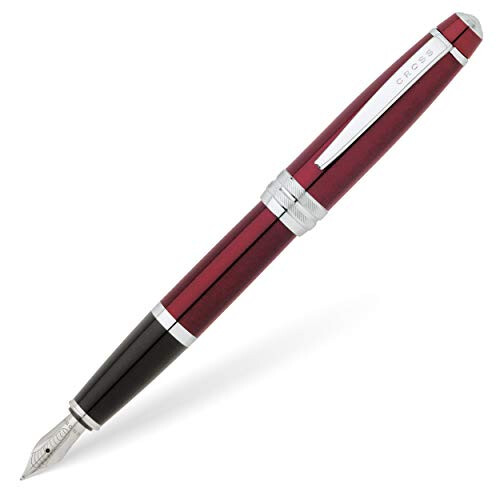 Cross Cross Bailey Refillable Fountain Pen  Medium Nib  Includes Premium Gif
