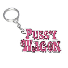 Alloy Fashion Movie Sexy Kill Bill Series Pussy Wagon For Key Ring Letter Pendan
