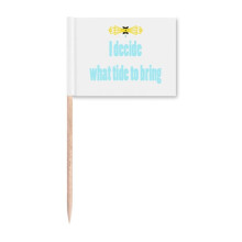 i decide what b art deco  fashion toothpick flags marker topper party decoration