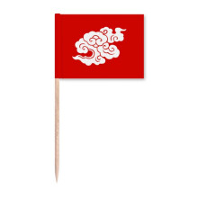 Innovative Clouds Art Deco  Fashion Toothpick Flags Marker Topper Party Decoration