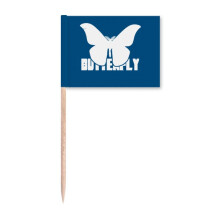 Insect Harm Fears Animal Butterflies Toothpick Flags Marker Topper Party Decoration