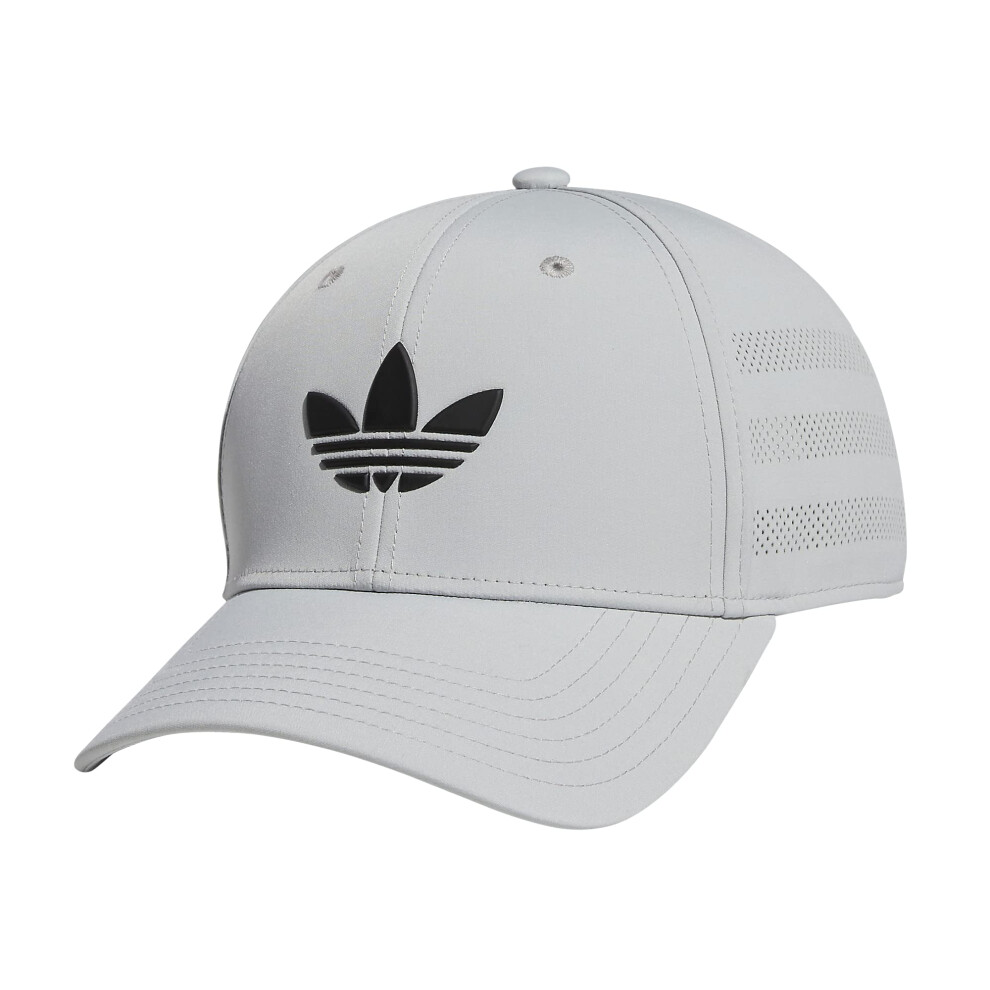 adidas Originals Men's Beacon Structured Precurve Snapback Cap  Stone