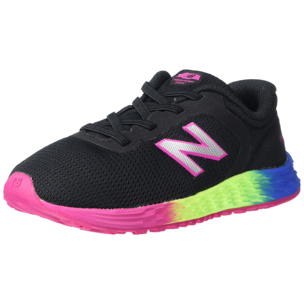 New Balance Kid's Fresh Foam Arishi V2 Bungee Running Shoe  Black/Carn