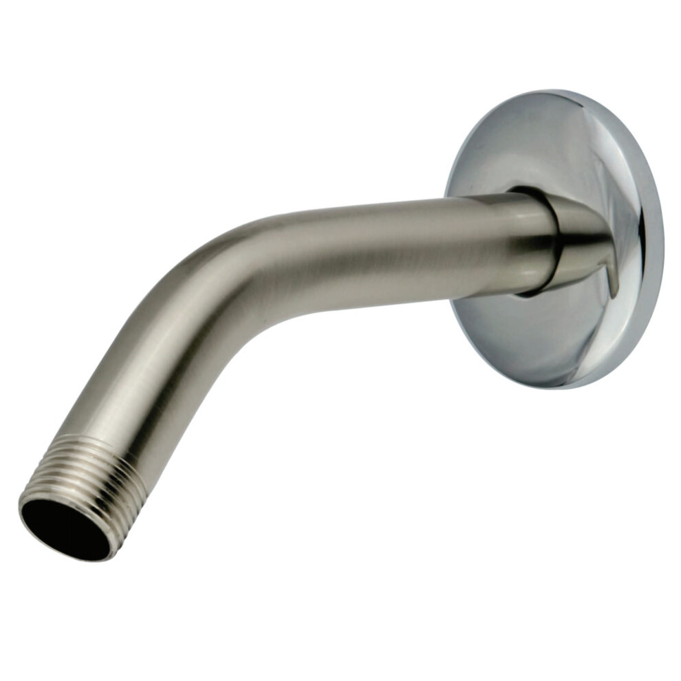 Kingston Brass K150K7 Trimscape 6"" Shower Arm with Flange  Brushed Ni-image-OPC-PFKQYNR-NEW