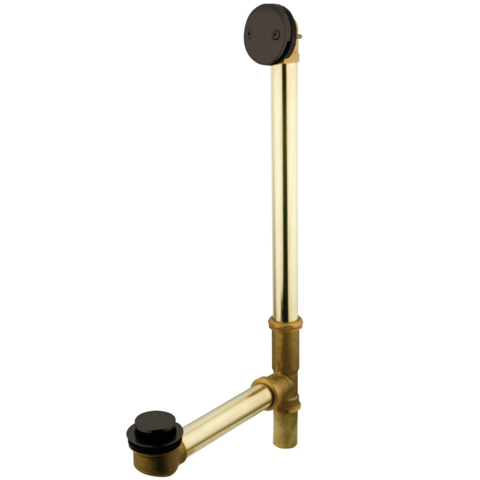 Photos - Tap Hidden Part Kingston Brass DTT2185 18 in. Tub Waste and Overflow with Tip Toe Drai