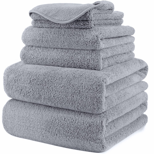POLYTE Oversize  60 x 30 in  Quick Dry Lint Free Microfiber Bath Towel