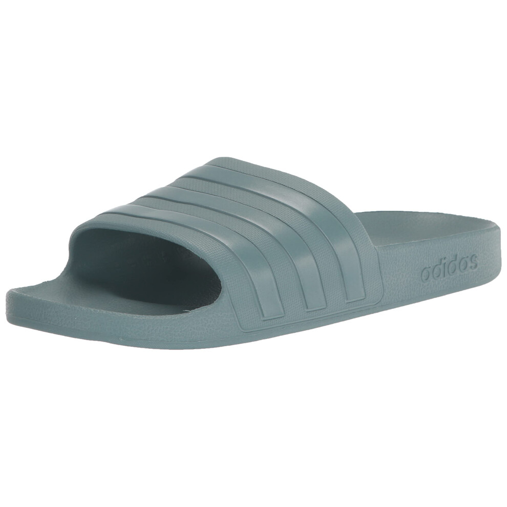 adidas Unisex Adilette Aqua Slide Sandal  Magic greyMagic grey Metalli