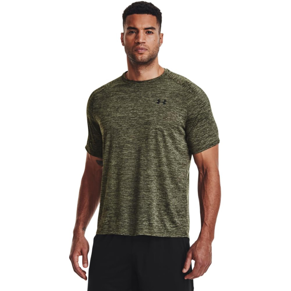 Under Armour Mens Tech 20 Short-Sleeve T-Shirt (390) Marine OD Green