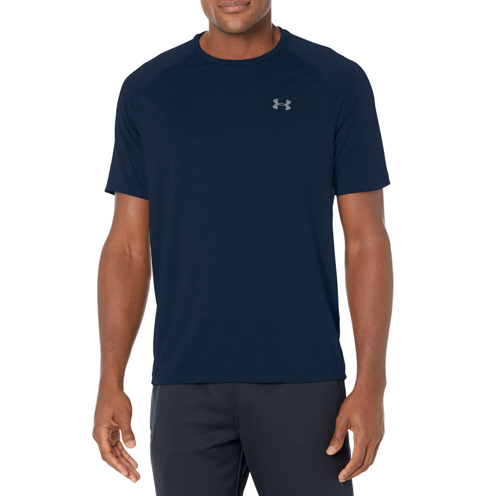 Under Armour Mens Tech 20 Short-Sleeve T-Shirt   Academy Blue (408)gra