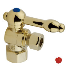 Kingston Brass CC43102KL 1/2 IPS 3/8 O.D. Compression Angle Shut-off