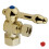 Kingston Brass CC43102KL 1/2 IPS  3/8 O.D. Compression Angle Shut-off 1