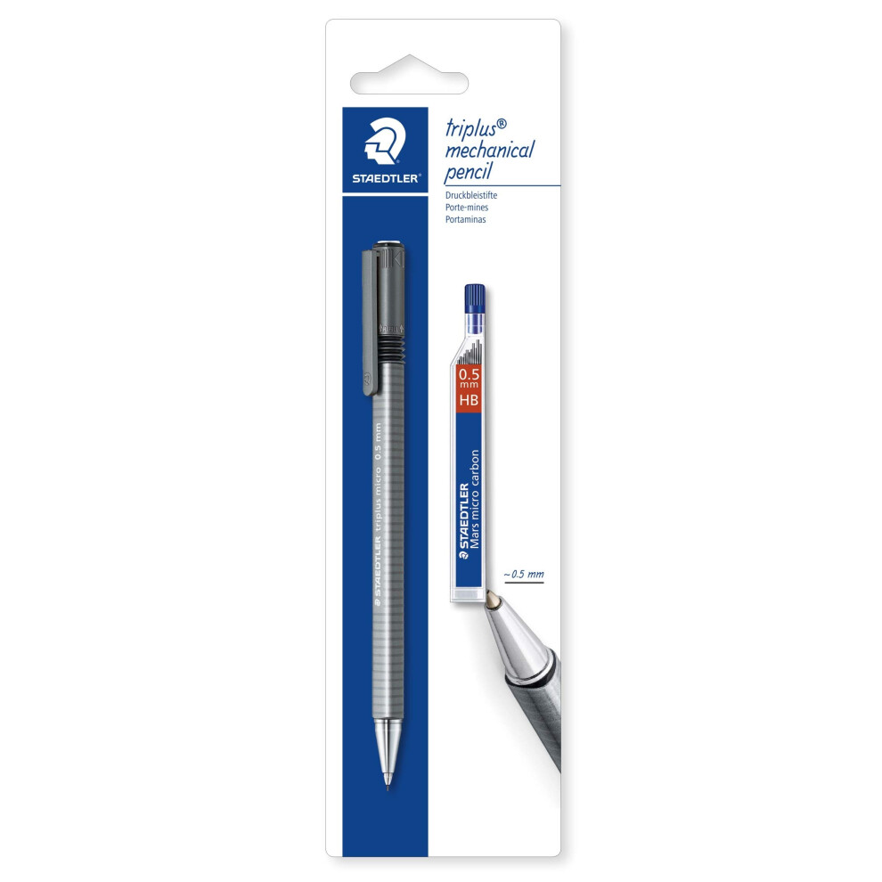 STAEDTLER Triplus Micro 77425BK25D Triangular Mechanical Pencil 0.5mm