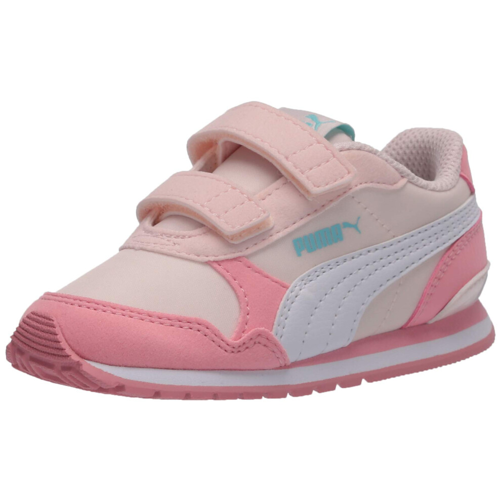 PUMA Baby Girls St Runner 2 Hook And Loop Sneaker Rosewater-peony-pum