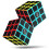 CFMOUR 2-pack Speed ??Cube 3x3 Set Fast Magic Cube fr barn Slta kolfiberkuber Pusselleksaker 1