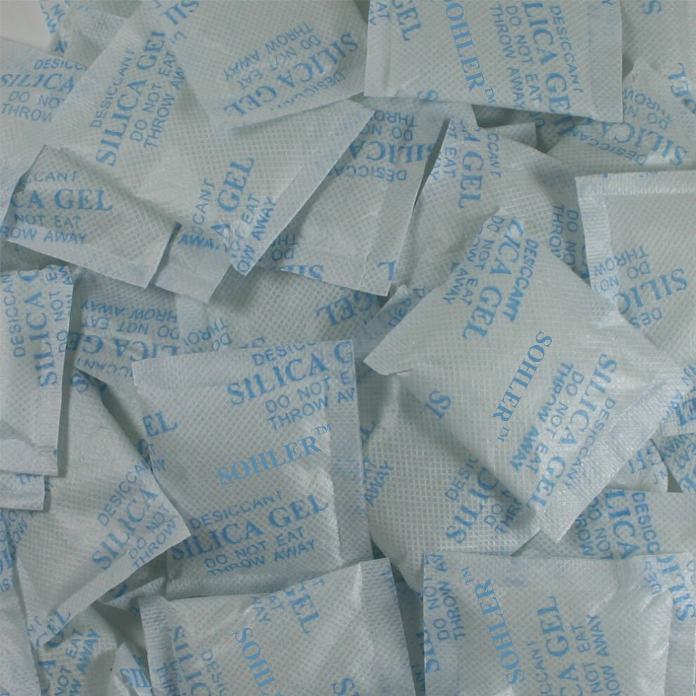 50 Packets 5 Gram Silica Gel Desiccant Pack Moisture Absorber Dehumidi