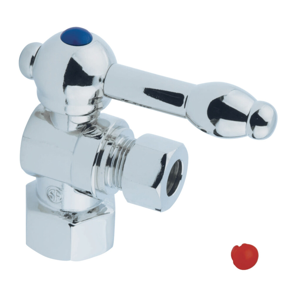 Photos - Tap / Valve / Fitting Kingston Brass CC43101KL 1/2 IPS 3/8 O.D. Compression Angle Shut-off 