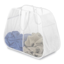 6337356 Pop n 'dobra cesto branco whitmor pop n' dobra branca duramesh nylon cesto (pacote de 1)