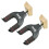 RockJam 2-Pack guitar Hanger and Wall Mount Bracket Holder for Acousti 1