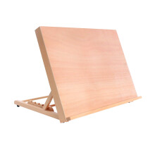 U.S. Art Supply Grote 18-1/2" x 14-1/8" (A3) Verstelbare Houten Tekenbord - 6 Hoeken, Beukenhout
