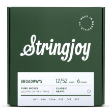 Stringjoy BR1252 Elguitarstrenge Broadways 12-52
