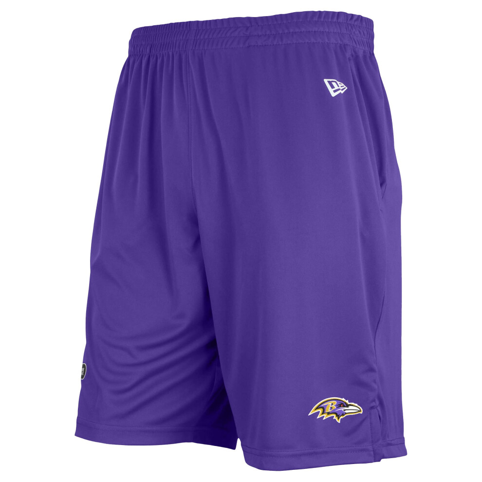 New Era NFL Football Men's Ground Running Performance Casual Shorts  B