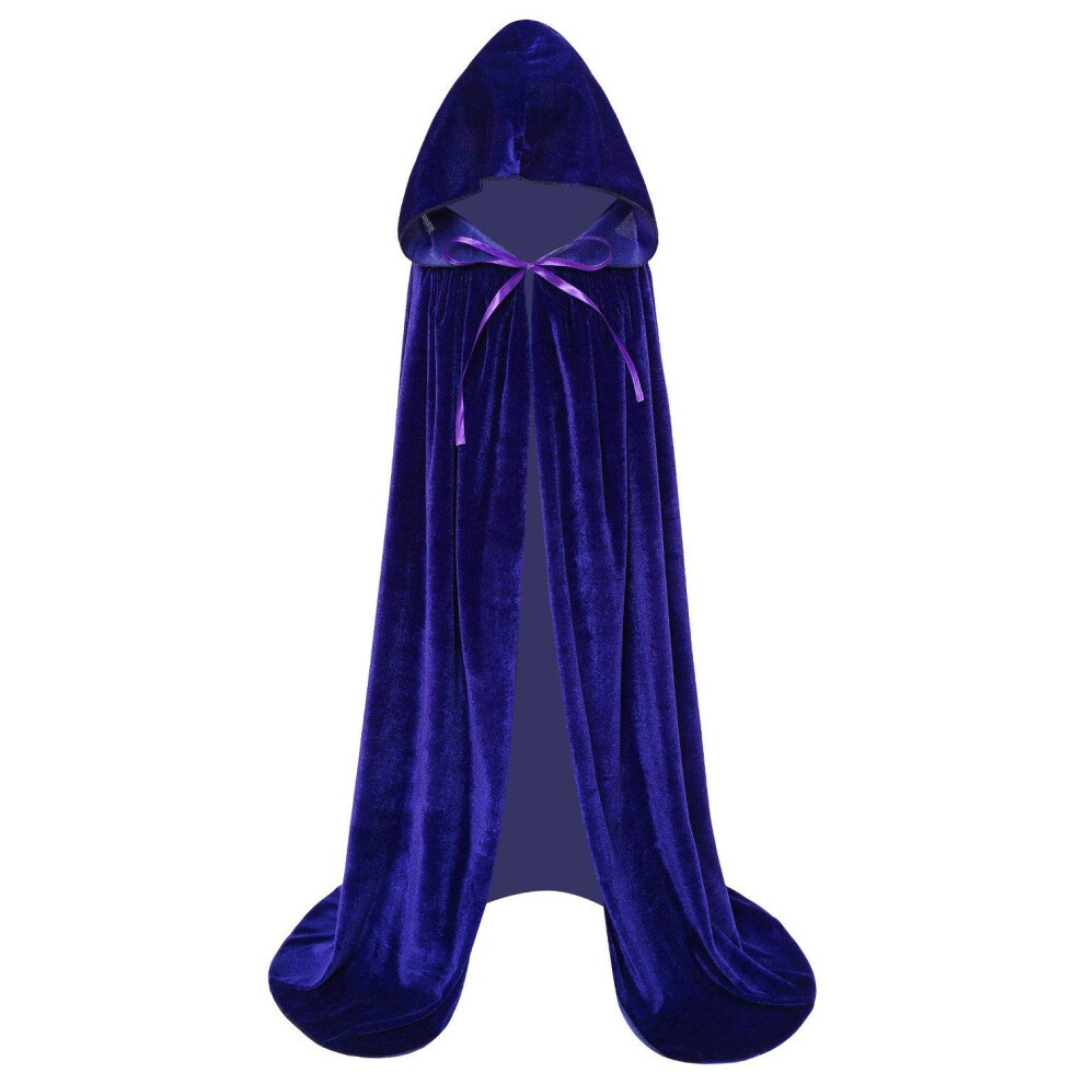 Photos - Fancy Dress Makroyl Kids Velvet Cloak Cape With Hooded For Halloween Christmas Cos