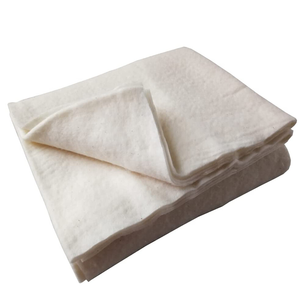 King Quilt Batting Per Trapunte, 96 "X 108" Caldo E Naturale Quilting Cotone Batting Tessuto Per Cucire-image