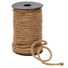 Bright Creations 100 Feet Twisted Nautical Rope for Crafts Thick Hemp