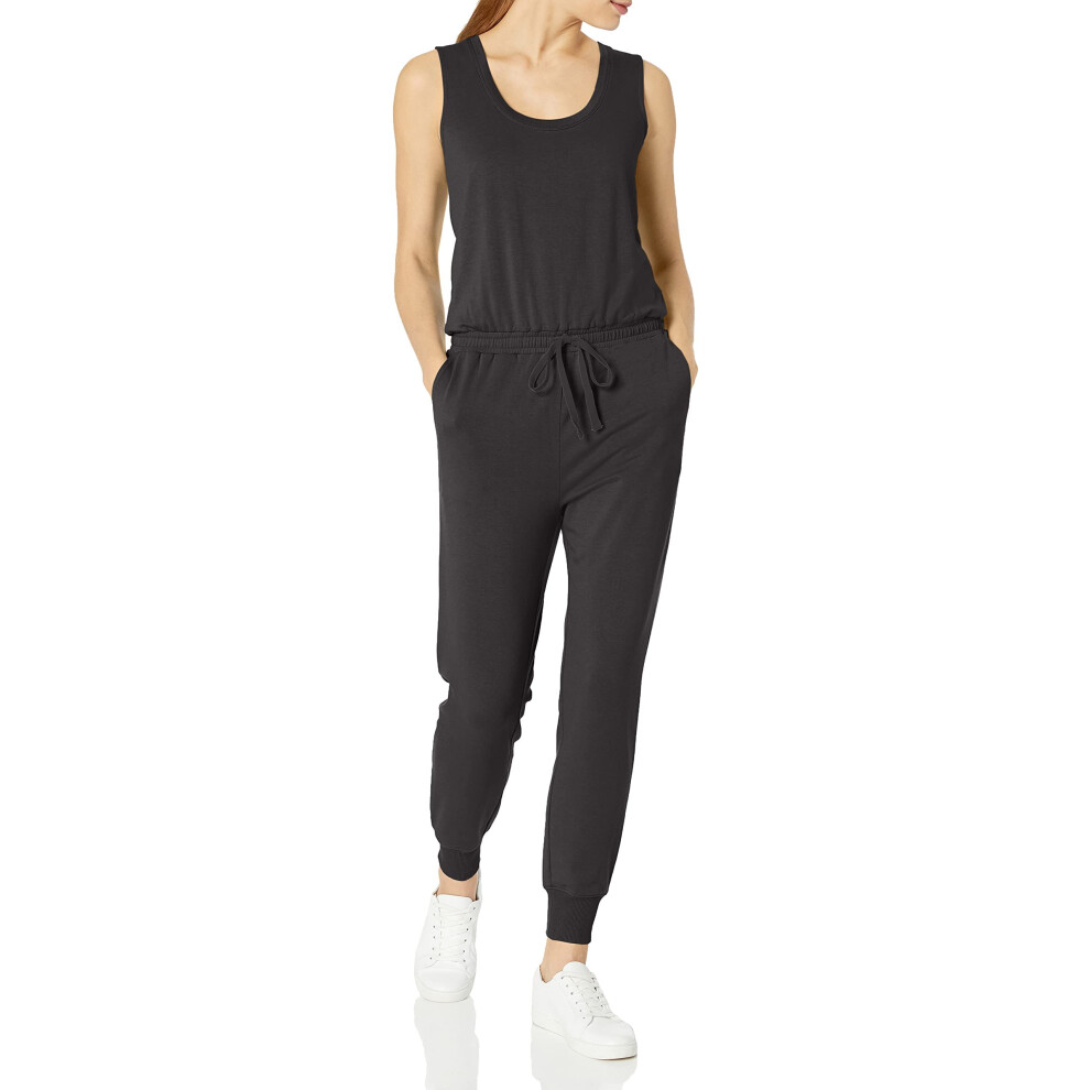 Amazon Essentials Womens Studio Terry Fleece Jumpsuit (Available in Pl