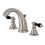 Kingston Kingston Brass KB988AKL Duchess Weit verbreiteter Badezimmerhahn mit Plasti 1