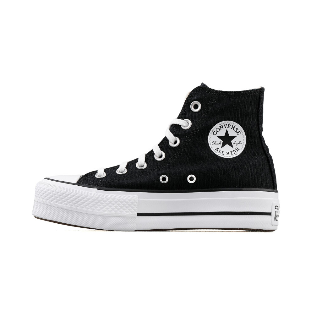 Converse Women's Chuck Taylor All Star Lift High Top Sneakers  Black/W