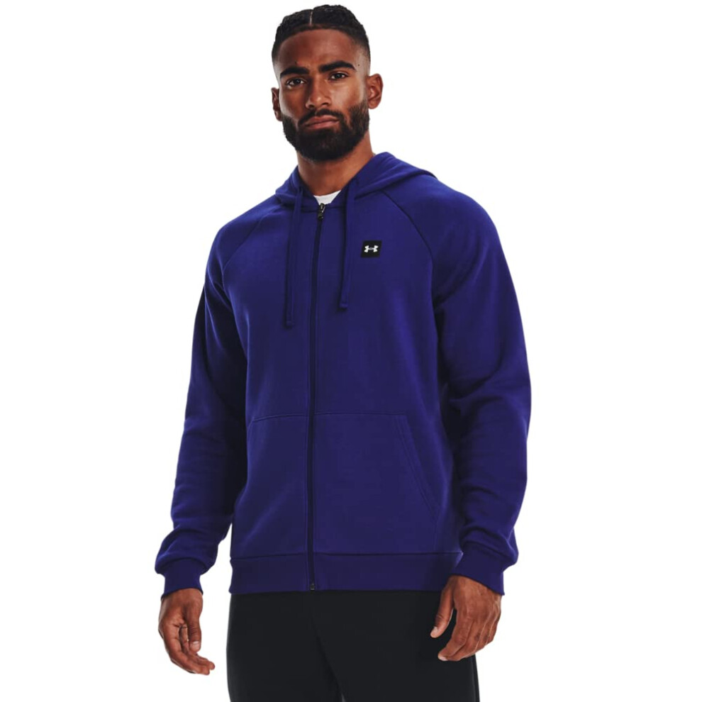 Under Armour Men's UA Rival Fleece Full Zip Hoodie   (468) Sonar Blue