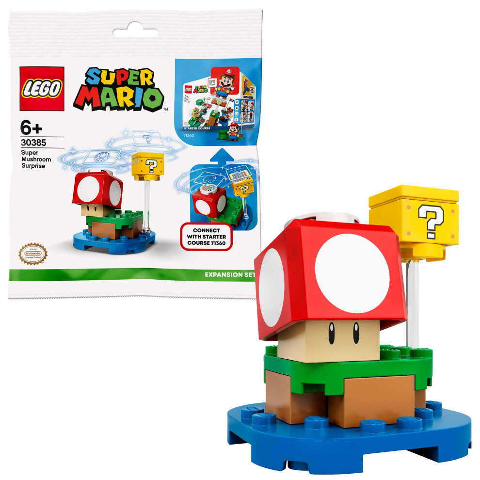 LEGO Super Mario Block Super Mushroom Expansion Pack to Expand Your Ga