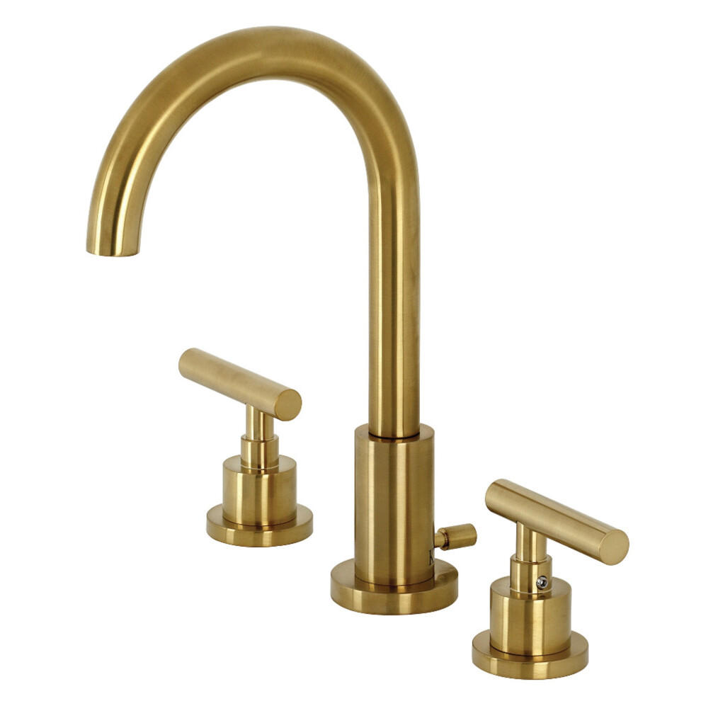 Kingston Brass Fsc8923cml Manhattan Widespread Bathroom Faucet With Br 663370655296