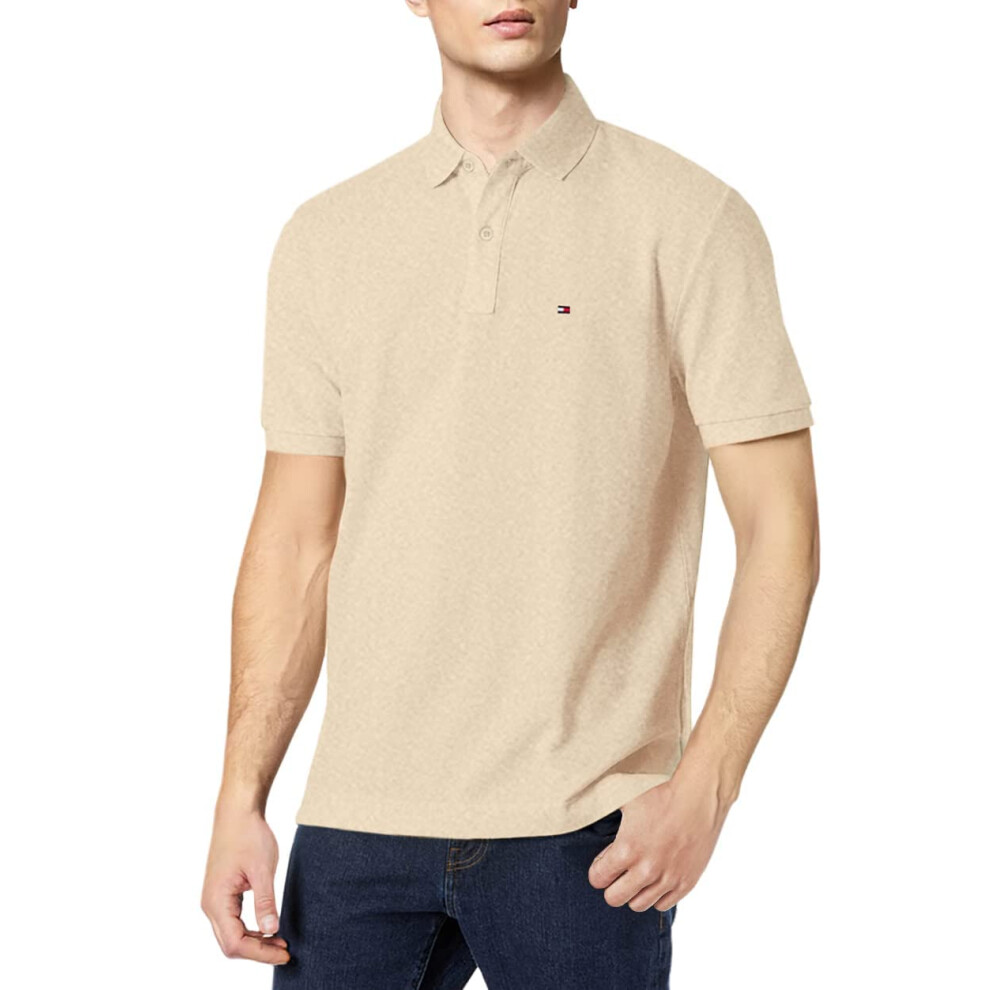 Tommy Hilfiger mens Short Sleeve cotton Pique in classic Fit Polo Shir