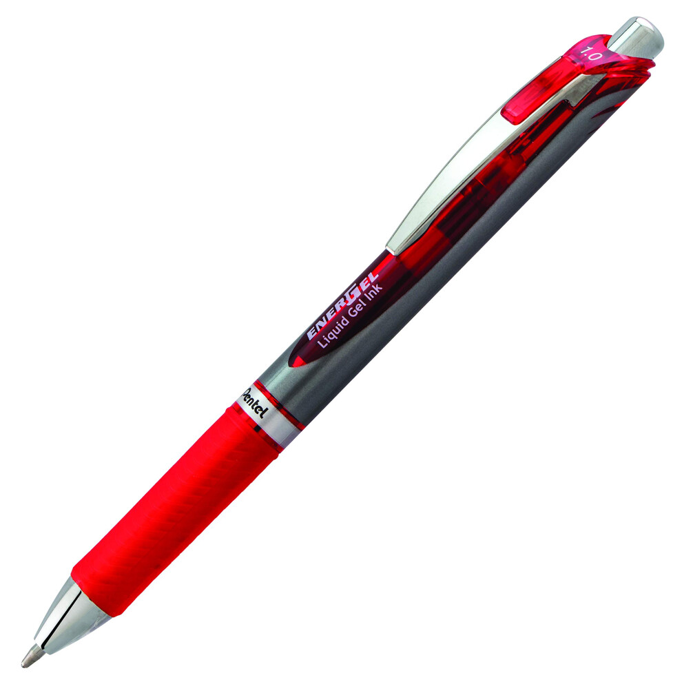 Pentel EnerGel RTX Retractable Liquid Gel Pen  Bold Line  Metal Tip  R