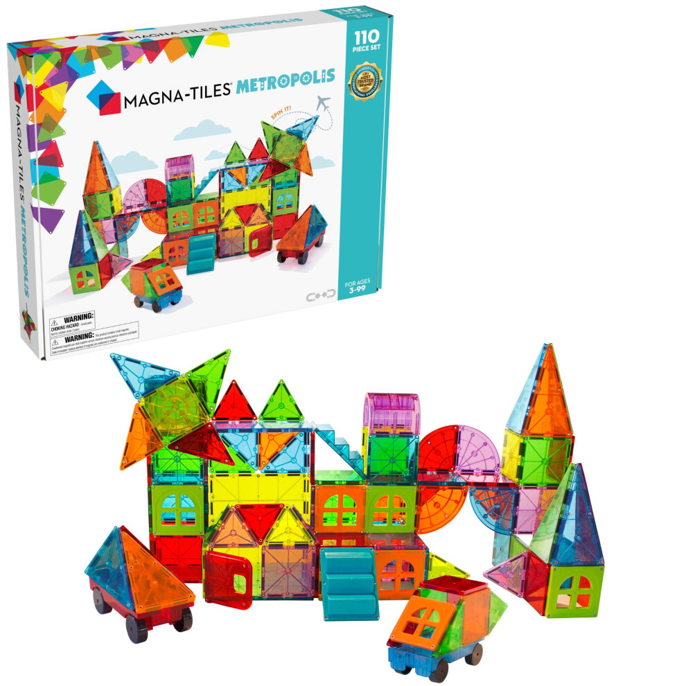 MAGNA-TILES Metropolis 110-Piece Magnetic Construction Set  The ORIGIN