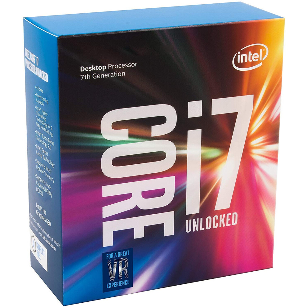 Intel Core i7-7700K Desktop Processor 4 Cores up to 4.5 GHz Unlocked L