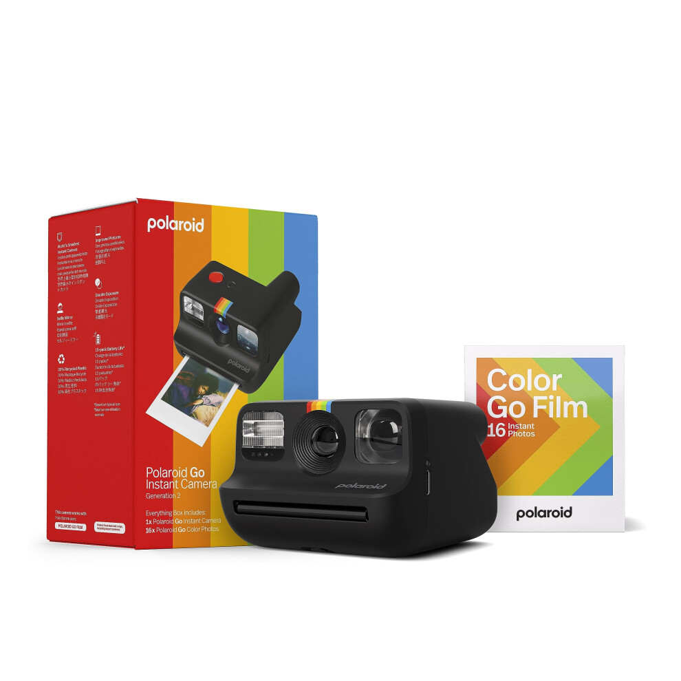 Polaroid Go Generation 2 - Mini Instant Camera + Film Bundle (16 Photo